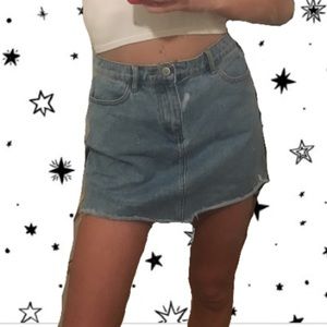 Denim Mini Skirt🌻